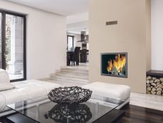 Wood thermo-fireplaces